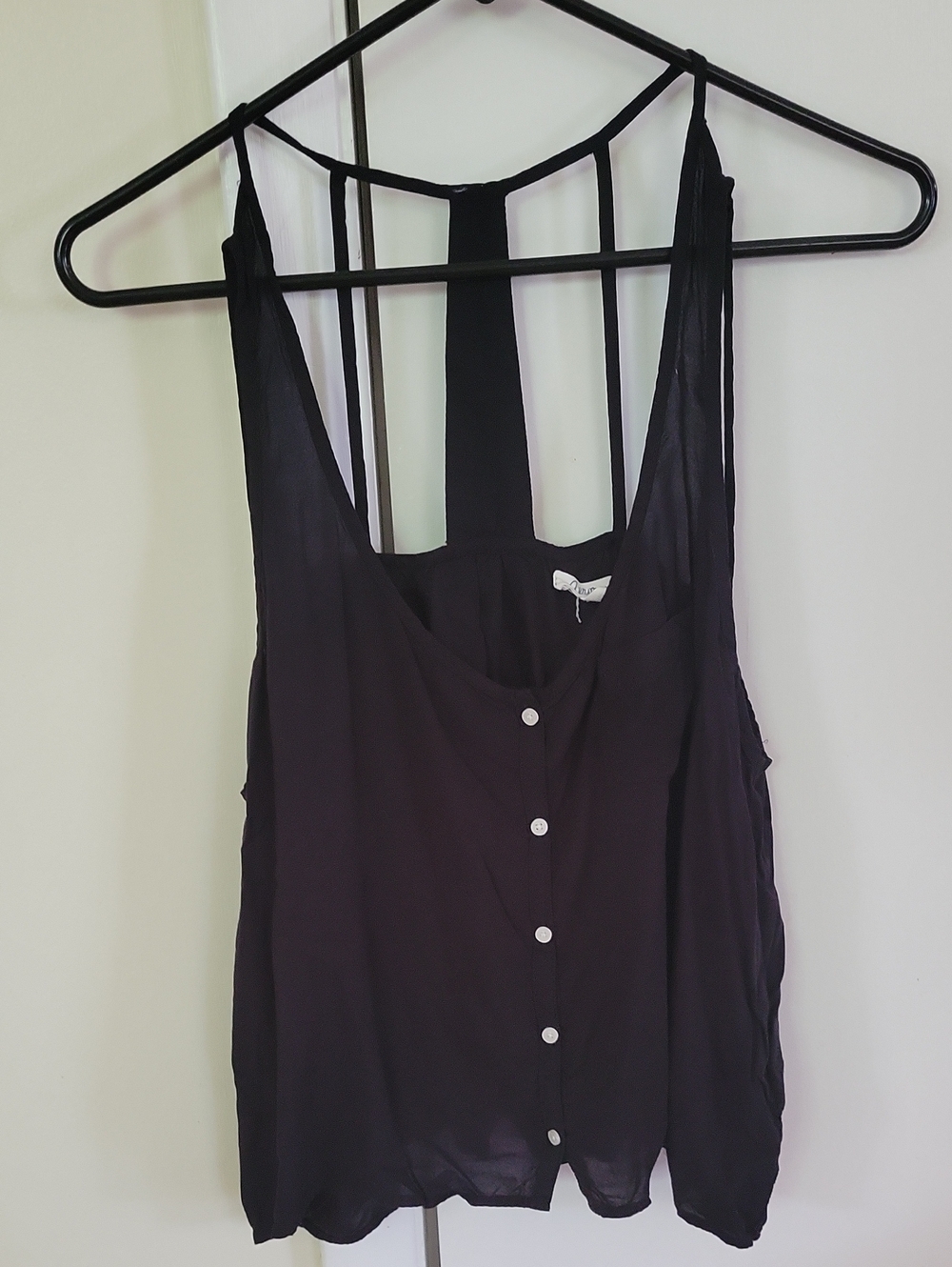 Aeropostale Strappy Button Tank Sz Xl 3/$9